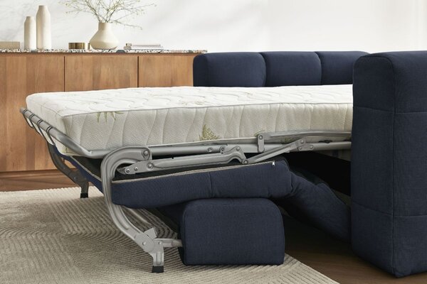 -25 % Dny MOMENTI– Bobochic Paris Tmavě modrá rozkládací pohovka Cloud 228 cm