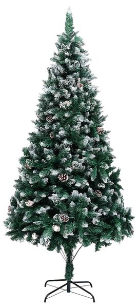 Umělý vánoční stromeček Zelená 210 cm PVC, ocel a plast 3396276