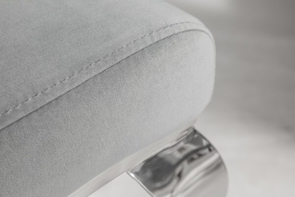 Designová židle Rococo šedá