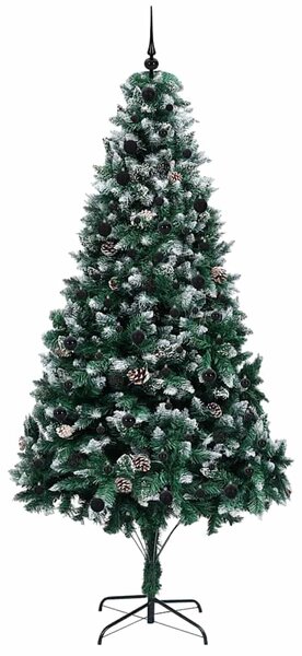 Umělý vánoční stromeček Zelená 240 cm PVC, ocel a plast 3396283