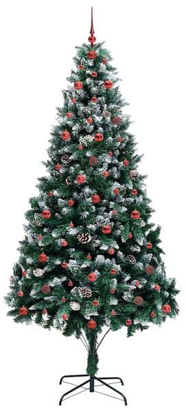 Umělý vánoční stromeček Zelená 240 cm PVC, ocel a plast 3396282