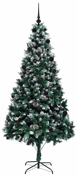 Umělý vánoční stromeček Zelená 210 cm PVC, ocel a plast 3396274