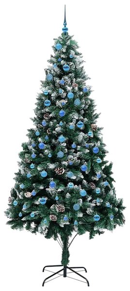 Umělý vánoční stromeček Zelená 240 cm PVC, ocel a plast 3396289