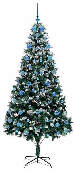 Umělý vánoční stromeček Zelená 210 cm PVC, ocel a plast 3396280
