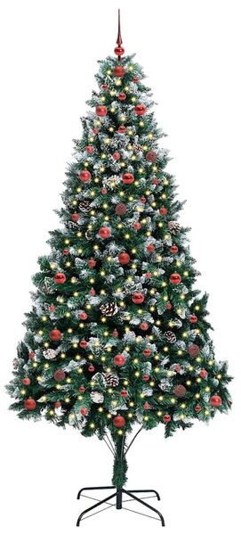 Umělý vánoční stromeček Zelená 240 cm PVC, ocel a plast 3396282