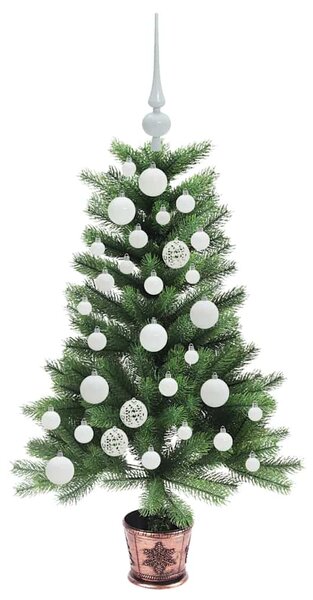 Vánoční stromeček s 150 LED diodami s stojanem Zelená 90 cm PE 3396303