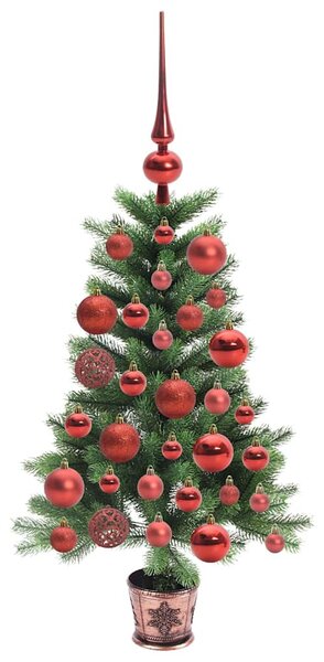 Vánoční stromeček s 150 LED diodami s stojanem Zelená 90 cm PE 3396300