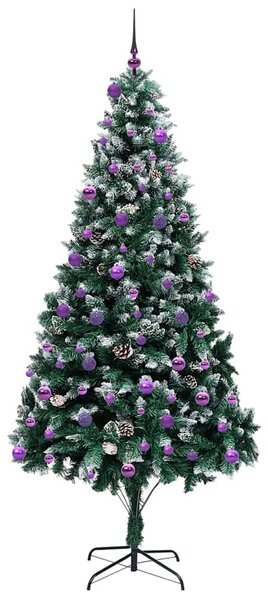 Umělý vánoční stromeček Zelená 240 cm PVC, ocel a plast 3396288