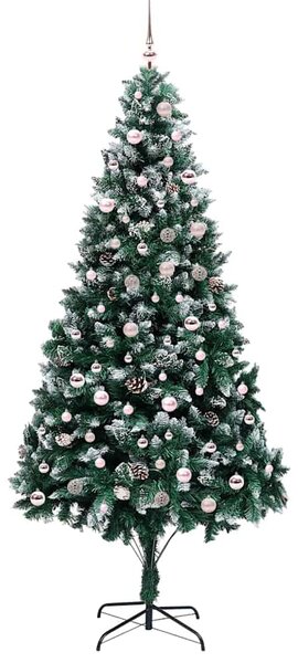 Umělý vánoční stromeček Zelená 240 cm PVC, ocel a plast 3396284