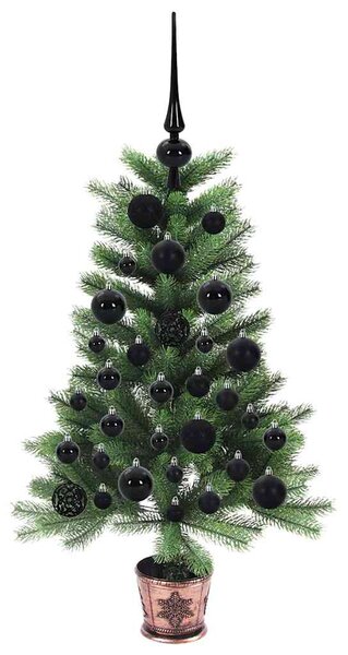 Vánoční stromeček s 150 LED diodami s stojanem Zelená 90 cm PE 3396301