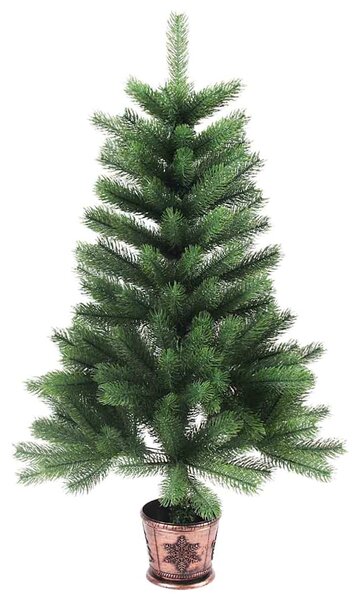 Vánoční stromeček s 150 LED diodami s stojanem Zelená 90 cm PE 3396307