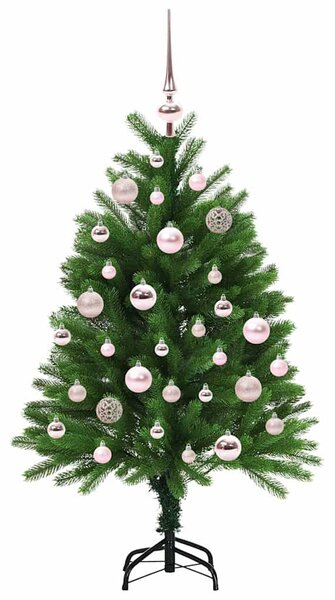 Vánoční stromeček s 150 LED diodami s stojanem Zelená 120 cm PE 3396311