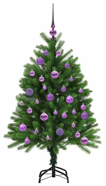 Vánoční stromeček s 150 LED diodami s stojanem Zelená 120 cm PE 3396315