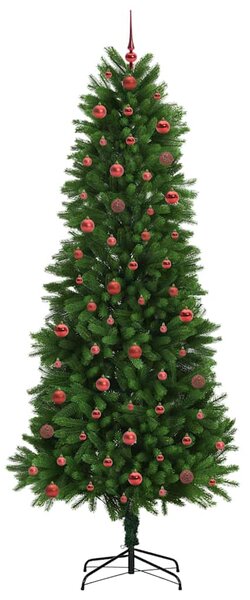 Vánoční stromeček s 300 LED diodami s stojanem Zelená 240 cm PE 3396349