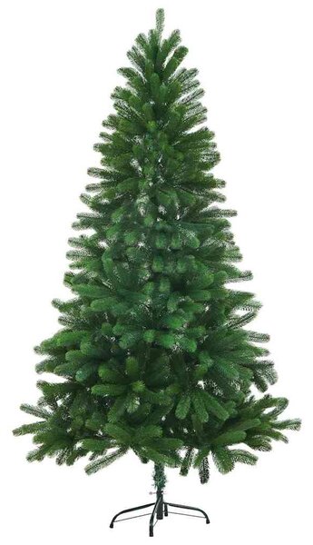 Vánoční stromeček s 150 LED diodami s stojanem Zelená 150 cm PE 3396320