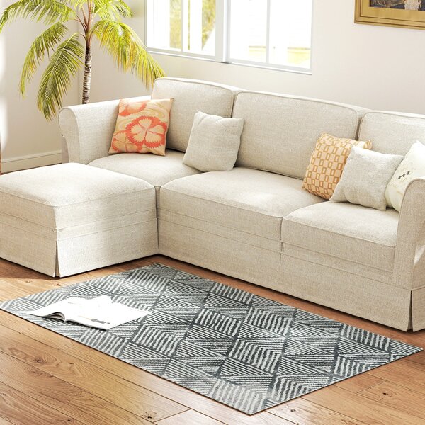 HOMCOM Krátkosrstý koberec do obývacího pokoje v moderním stylu, pratelný koberec, koberec do obývacího pokoje, ložnice, 150 x 80 cm Tmavě šedý | Aoso
