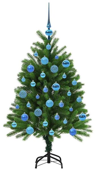 Vánoční stromeček s 150 LED diodami s stojanem Zelená 120 cm PE 3396316