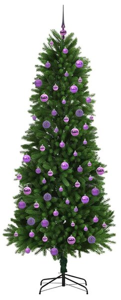Vánoční stromeček s 300 LED diodami s stojanem Zelená 240 cm PE 3396355