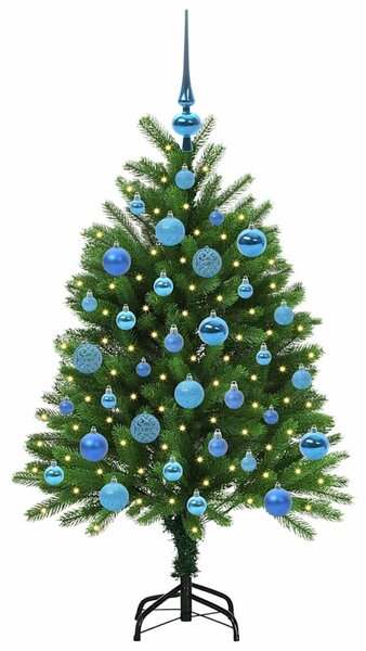 Vánoční stromeček s 150 LED diodami s stojanem Zelená 120 cm PE 3396316