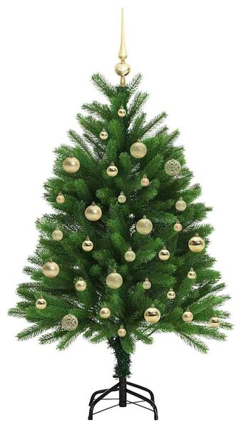Vánoční stromeček s 150 LED diodami s stojanem Zelená 120 cm PE 3396313