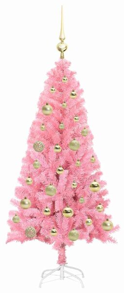 Vánoční stromeček Růžová 120 cm PVC 3396411