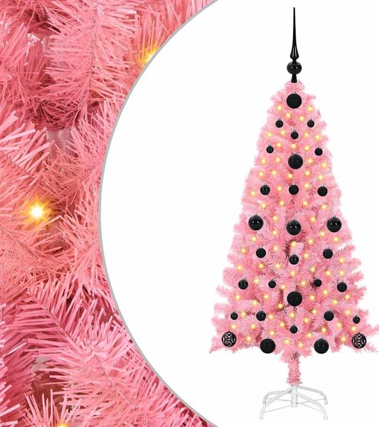 Vánoční stromeček Růžová 120 cm PVC 3396408