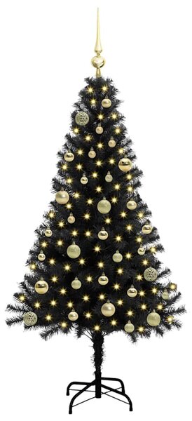 Vánoční stromeček Černá 150 cm PVC 3396469