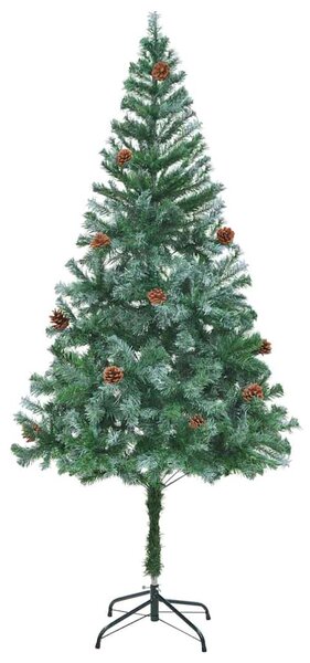 Umělý vánoční stromeček s stojanem Zelená 180 cm PVC a Ocel 3396715