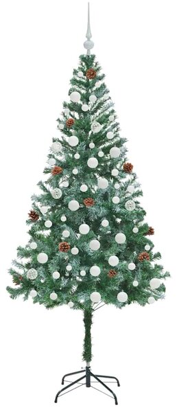 Umělý vánoční stromeček s stojanem Zelená 180 cm PVC a Ocel 3396717