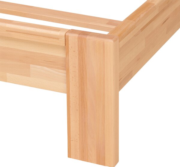 POSTEL, 180/200 cm, jádrový buk MID.YOU - Manželské postele, Online Only
