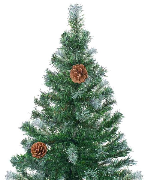 Umělý vánoční stromeček s stojanem Zelená 180 cm PVC a Ocel 3396710