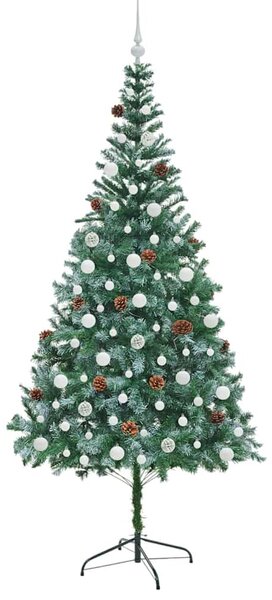 Umělý vánoční stromeček s stojanem Zelená 210 cm PVC a Ocel 3396726