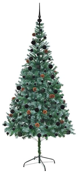 Umělý vánoční stromeček s stojanem Zelená 210 cm PVC a Ocel 3396724