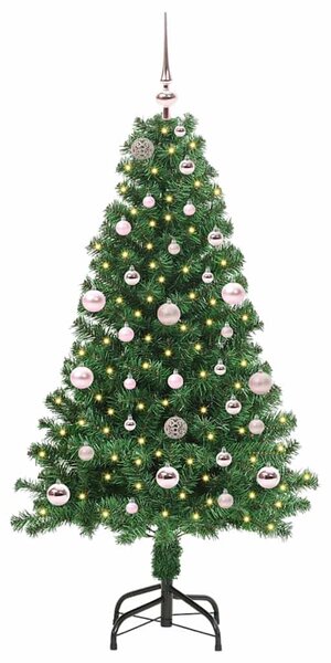 Umělý vánoční stromeček Zelená 150 cm PVC, ocel a plast 3396902