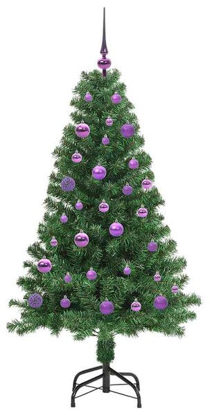 Umělý vánoční stromeček Zelená 150 cm PVC, ocel a plast 3396906