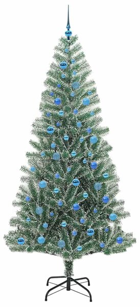Umělý vánoční stromeček se sněhem a LED osvětlením 240 cm 3396840