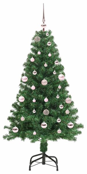 Umělý vánoční stromeček Zelená 150 cm PVC, ocel a plast 3396902