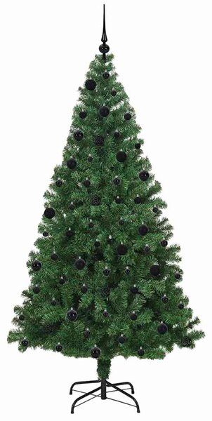Umělý vánoční stromeček Zelená 210 cm PVC, ocel a plast 3396923