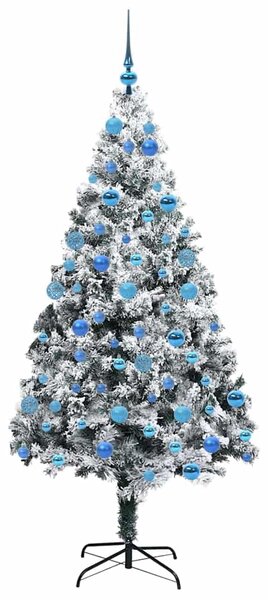 Umělý vánoční stromeček Bílá 180 cm PVC, ocel a plast 3396969