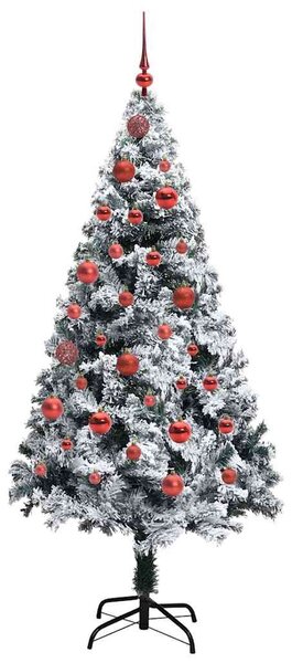 Umělý vánoční stromeček Bílá 150 cm PVC, ocel a plast 3396949