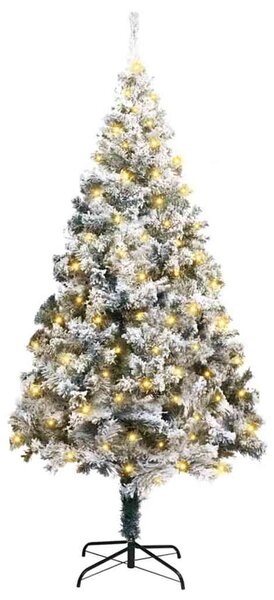 Umělý vánoční stromeček Bílá 180 cm PVC, ocel a plast 3396958