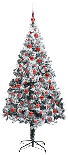Umělý vánoční stromeček Bílá 180 cm PVC, ocel a plast 3396962