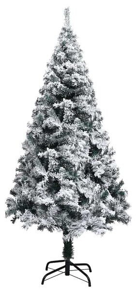 Umělý vánoční stromeček Bílá 150 cm PVC, ocel a plast 3396949