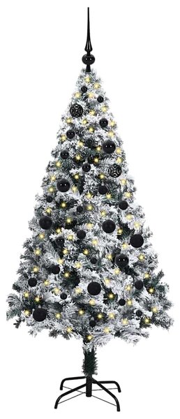 Umělý vánoční stromeček Bílá 150 cm PVC, ocel a plast 3396950
