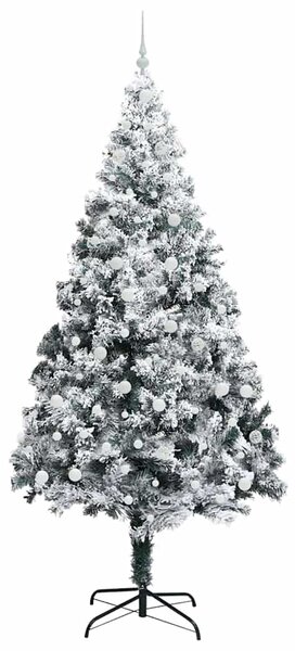 Umělý vánoční stromeček Bílá 240 cm PVC, ocel a plast 3396983
