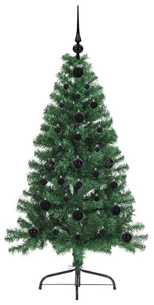 Umělý osvětlený vánoční stromeček Zelená 120 cm PVC 3396990