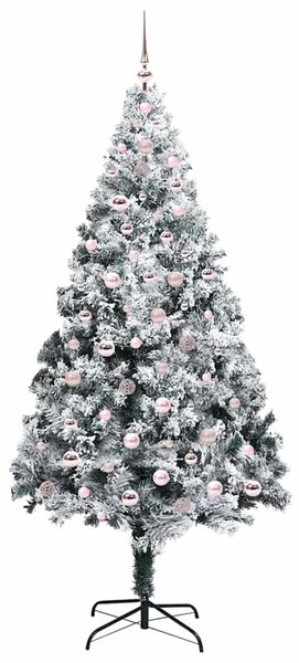 Umělý vánoční stromeček Bílá 240 cm PVC, ocel a plast 3396982