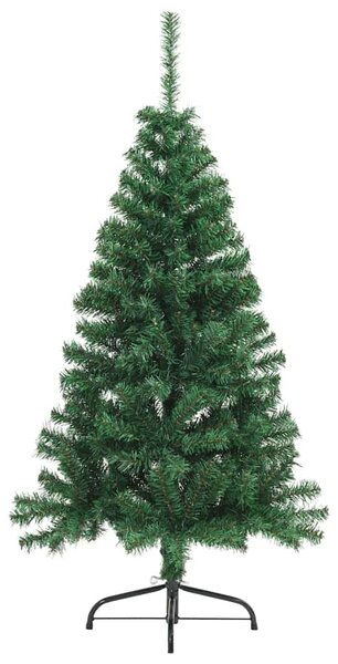 Umělý osvětlený vánoční stromeček Zelená 150 cm PVC 3397006