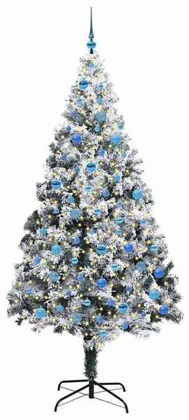 Umělý vánoční stromeček Bílá 240 cm PVC, ocel a plast 3396987