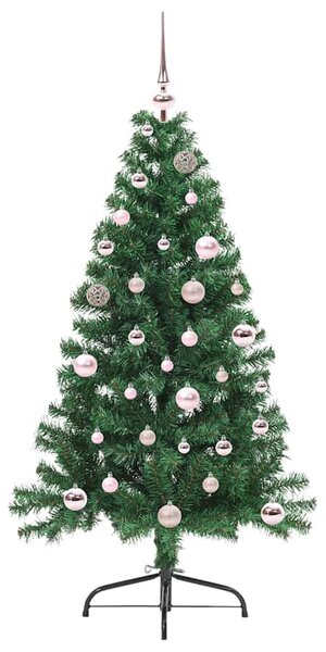 Umělý osvětlený vánoční stromeček Zelená 150 cm PVC 3397000